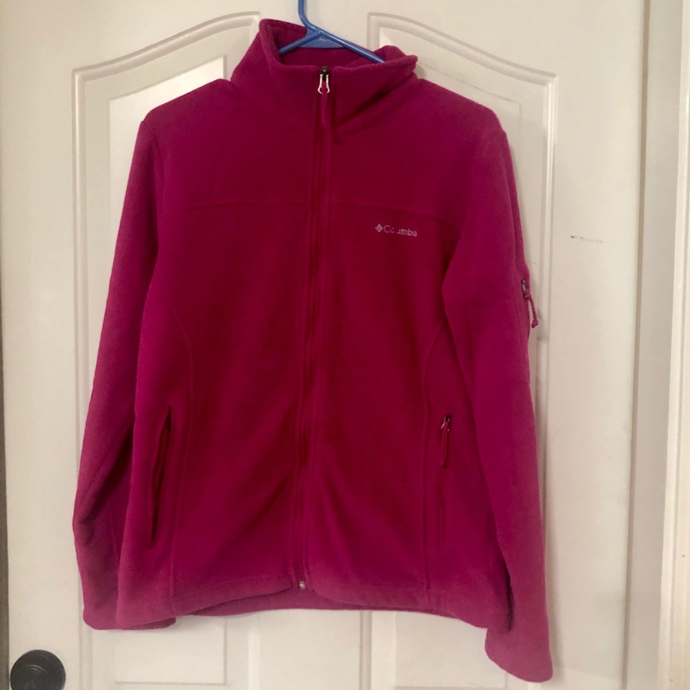 Columbia fleece zip up jacket